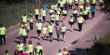 Cerca de 1.200 camisetas vendidas durante la XIII Marcha de la Mujer celebrada en Yunquera de Henares