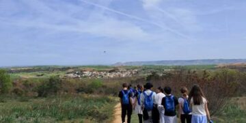 Cien alumnos de Huete y Priego redescubren la Alcarria con la app RUTASNATURA