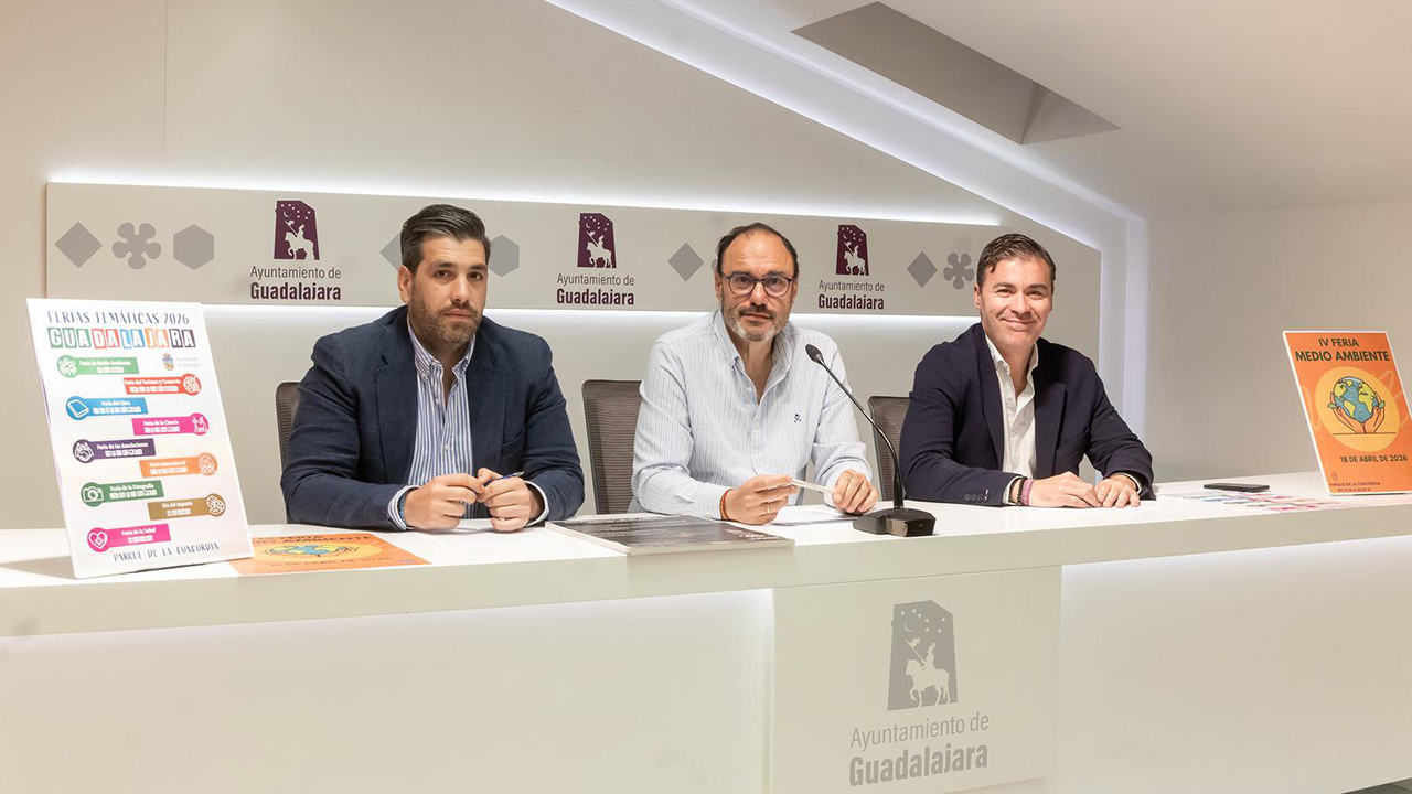 El Ayuntamiento de Guadalajara presenta el calendario de Ferias Temáticas 2026 que arranca el 18 de abril con Medio Ambiente 2 El Ayuntamiento de Guadalajara presenta el calendario de Ferias Temáticas 2026 que arranca el 18 de abril con Medio Ambiente