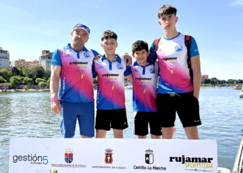 El piragüista Mateo Pérez debuta en la alta competición como subcampeón de España