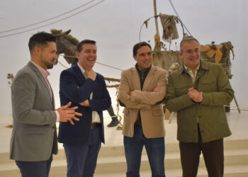 El presidente de la Diputación de Albacete visita la Fundación Antonio Pérez para establecer un marco de colaboración futura