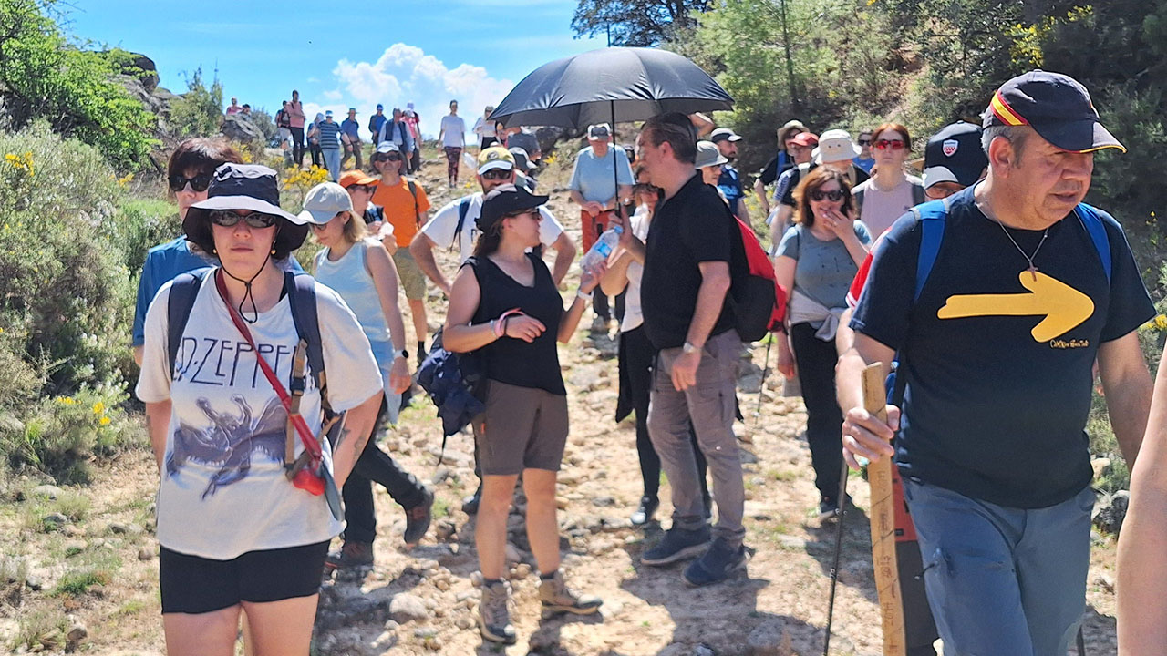 Gran éxito de participación en la XV Ruta de la Lana de Albendea
