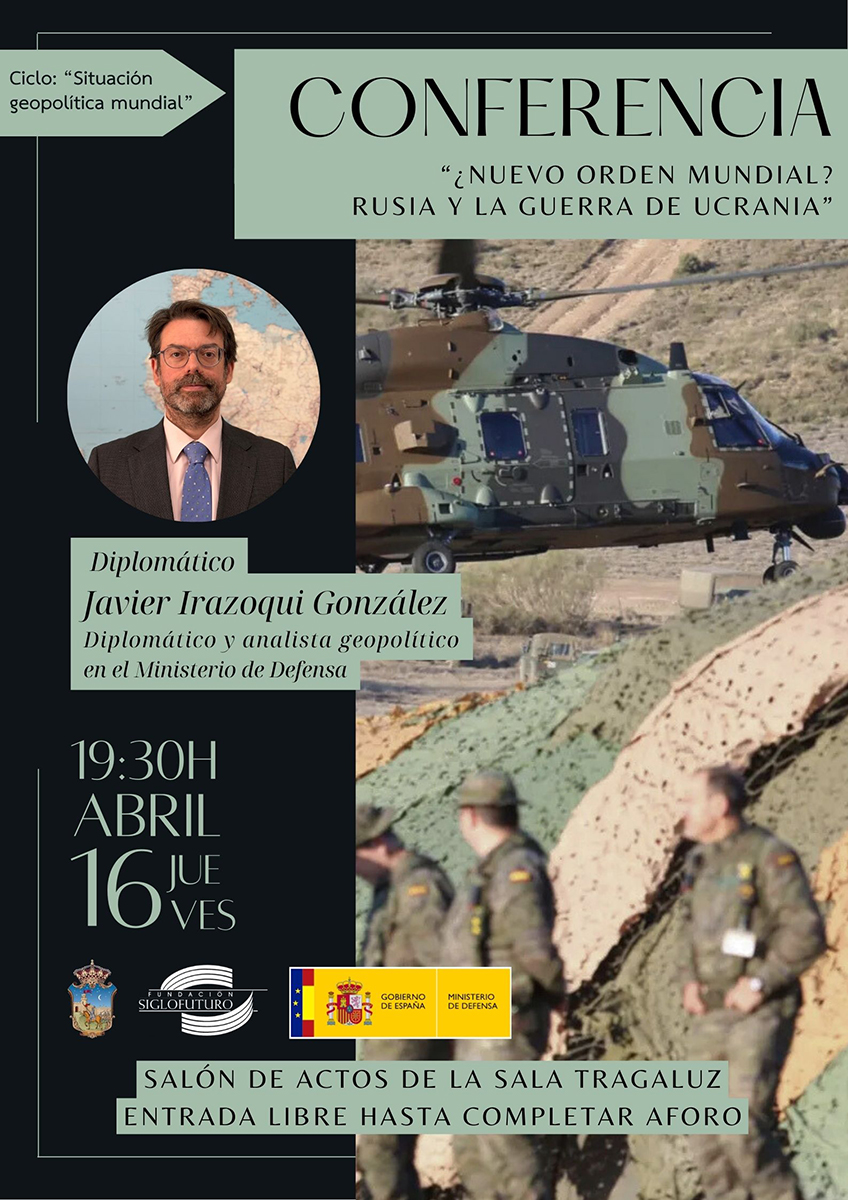 Guadalajara acoge una conferencia sobre el nuevo orden mundial en el Teatro Buero Vallejo