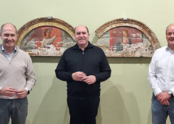 «La Anunciación» del retablo de Pareja, símbolo de encuentro