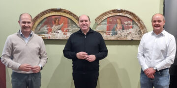 «La Anunciación» del retablo de Pareja, símbolo de encuentro