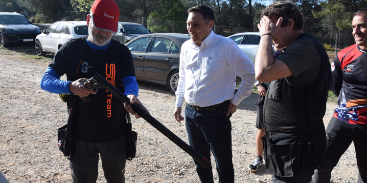 La Diputación de Cuenca colabora con el Campo de Tiro de El Marañal para renovar uno de los fosos con una inversión de 17.000 euros