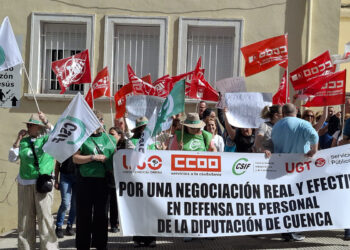 La Junta de Personal denuncia la falta de diálogo en la Diputación de Cuenca y mantiene las movilizaciones convocadas para abril