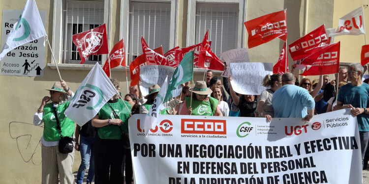La Junta de Personal denuncia la falta de diálogo en la Diputación de Cuenca y mantiene las movilizaciones convocadas para abril