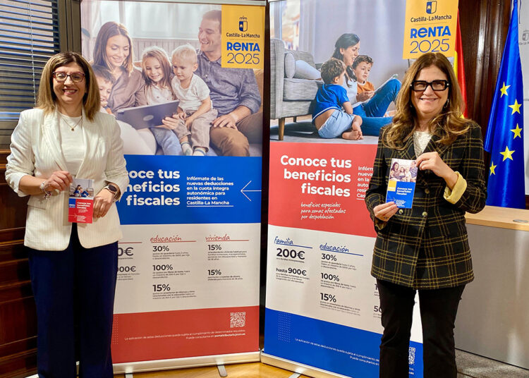 La Junta estima que 32.400 contribuyentes de Guadalajara podrán beneficiarse de las deducciones fiscales autonómicas en el IRPF