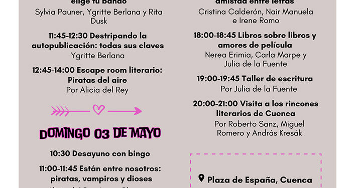 La Plaza de España de Cuenca acoge el evento gratuito Bookstolovers de literatura juvenil