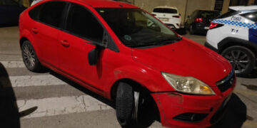 La Policía Local de Cuenca localiza al conductor fugado tras un accidente en Camino Cañete