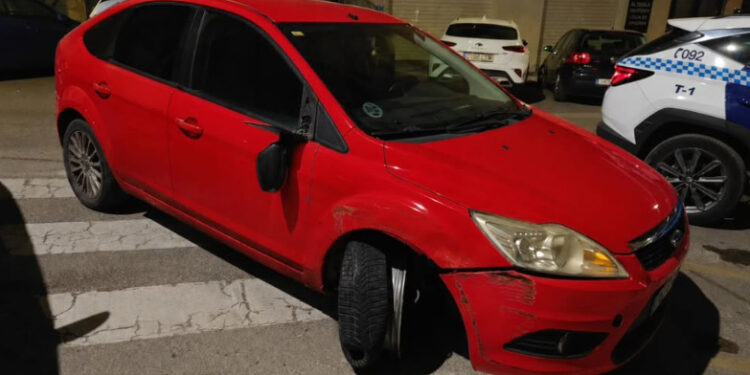 La Policía Local de Cuenca localiza al conductor fugado tras un accidente en Camino Cañete