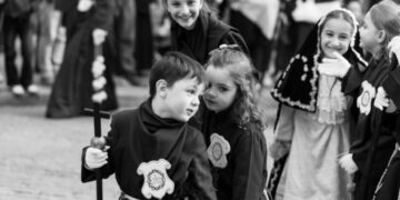 La alta participación, sobre todo de niños, y la buena coordinación, centran los informes procesionales de 2026 de la Semana Santa de Cuenca