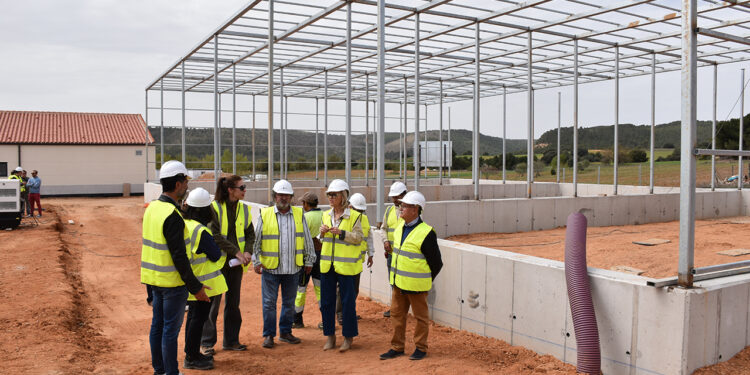 Las obras del nuevo Centro de Recuperación de la Fauna Silvestre de Fuentenava de Jábaga superan el 50 por ciento de ejecución
