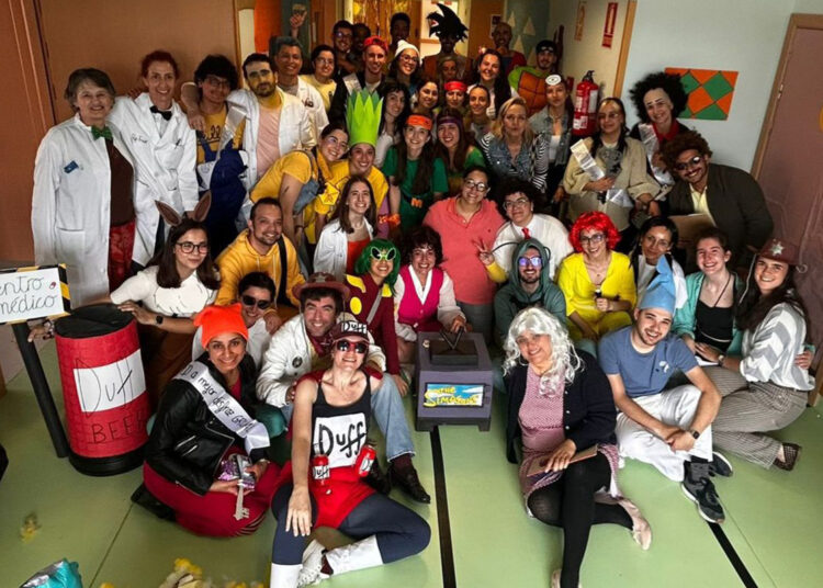 Los futuros médicos de Guadalajara se entrenan con un 'escape room' de Los Simpson