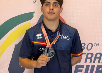 Manu Oliva regresa con dos medallas del Campeonato de Europa de Gimnasia de Trampolín