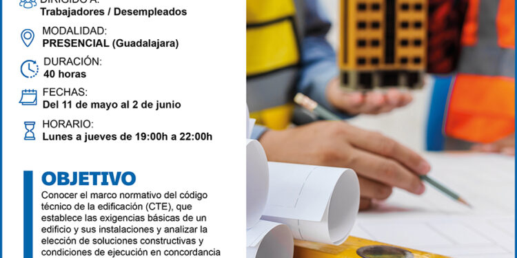 Nuevo curso gratuito en Guadalajara para dominar la normativa de construcción cómo inscribirse