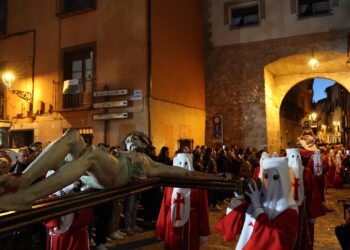 Pastrana celebra el Jueves Santo con la tradicional Procesión de los Pasos