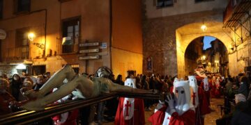 Pastrana celebra el Jueves Santo con la tradicional Procesión de los Pasos