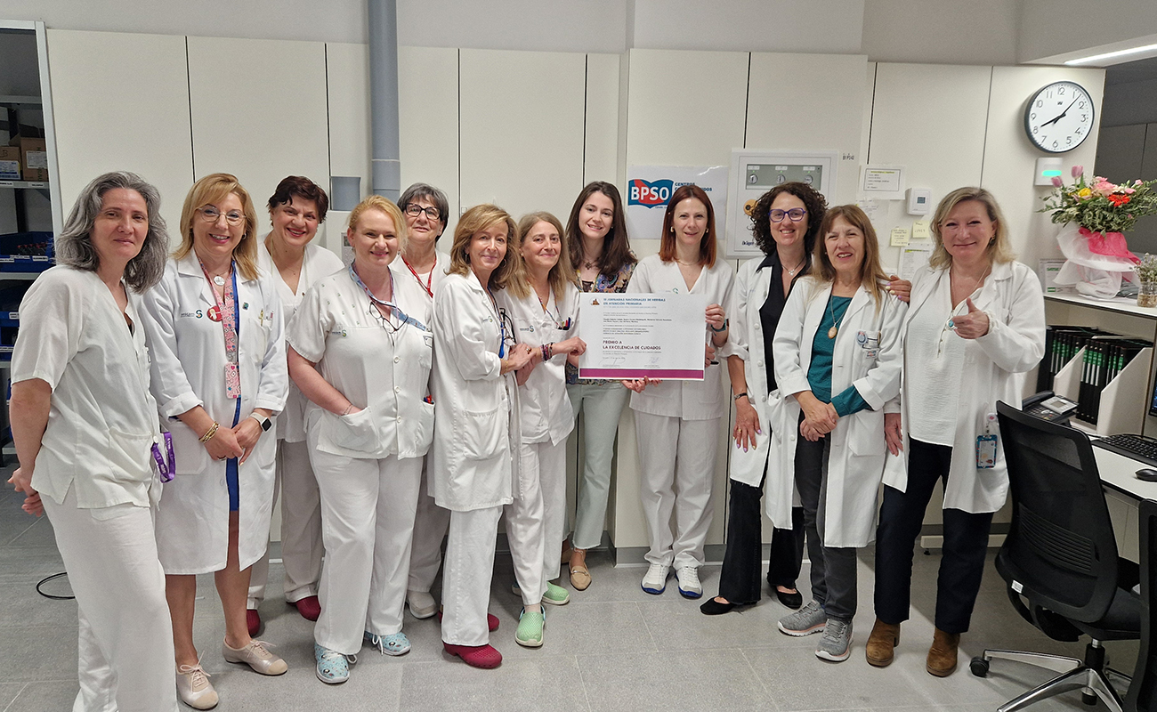 Premio a la excelencia de cuidados para un grupo de enfermeras de Cuenca en las III Jornadas Nacionales de Heridas en Atención Primaria