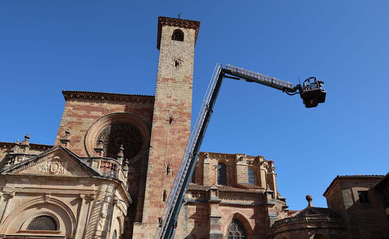 Sigüenza, escenario de élite para la UME en defensa del patrimonio