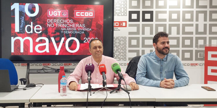 UGT y CCOO Guadalajara reivindicarán en este 1º de Mayo mejores condiciones laborales y más democracia