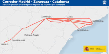 El nuevo mapa concesional de autobuses da luz verde al corredor Madrid-Zaragoza-Catalunya e incluirá a cinco municipios de Guadalajara