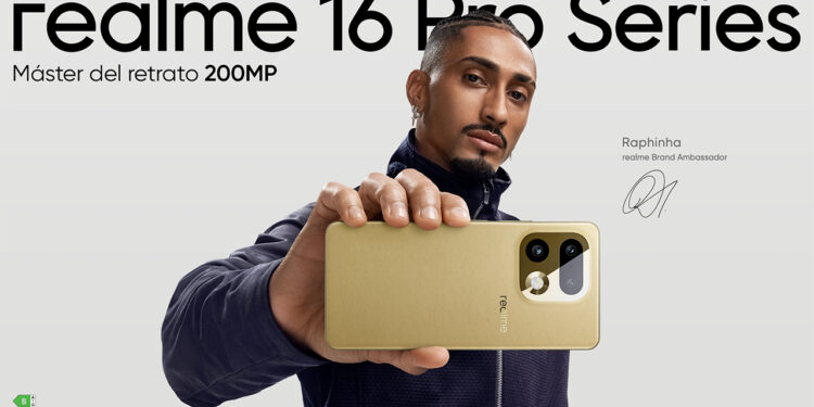 realme impulsa la creatividad con Raphinha como embajador de la Serie 16 Pro y sus Premios de Fotografía 2026