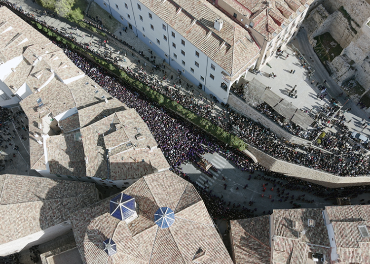 El Miserere de Cuenca, Camino del Calvario, al vuelo