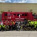Cerca de un centenar de efectivos de los grupos de emergencia participan en el simulacro del Plan de Emergencia Exterior de DHL-L’Oréal en Quer