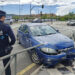 Choque en la glorieta del Centro de Recepción de Turistas de Cuenca por una maniobra indebida