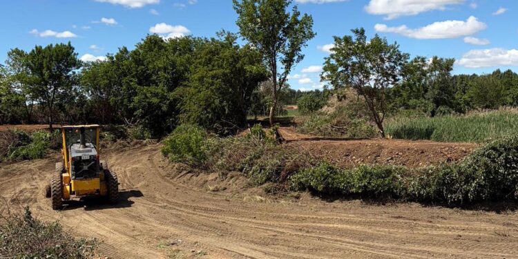 Comienzan los trabajos de desbroce de cunetas y caminos rurales en el término municipal de Cabanillas 1 Comienzan los trabajos de desbroce de cunetas y caminos rurales en el término municipal de Cabanillas