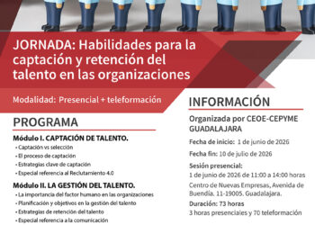 Cómo retener el talento en tu empresa: CEOE-Cepyme Guadalajara lanza su nuevo programa gratuito