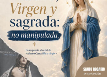 Un grupo de laicos ha convocado un Rosario público de oración y reparación que tendrá lugar este viernes 22 de mayo a las 18:00 horas en la plaza de España, a las puertas del Museo Provincial de Guadalajara. La movilización ciudadana surge como protesta pacífica contra la exposición Alonso Cano. Like a virgin, actualmente instalada en la Sala Azul de la pinacoteca, al considerar que plantea una lectura "irreverente y profundamente reductora" de la obra barroca Virgen de la Leche. Bajo el lema "Madre, Virgen y sagrada: no manipulada", los organizadores denuncian el uso de la imagen mariana vinculándola con la sexualización, la erotización y la moda provocativa. La muestra, desarrollada por alumnos y docentes de la Escuela de Arte Elena de la Cruz, incorpora piezas textiles como corsés y trabajos de estilismo que, según los convocantes, proyectan obsesiones ideológicas del presente sobre una figura sagrada para los creyentes. El colectivo insiste en que la obra original remite a la maternidad divina y no debe reducirse a un debate contemporáneo sobre el cuerpo femenino como territorio político. De proyecto educativo a conflicto judicial y social Esta nueva movilización en la vía pública marca una rápida escalada en la controversia que rodea a la exposición en la capital alcarreña. La iniciativa abrió sus puertas el pasado 7 de mayo en el Palacio del Infantado, planteada originalmente como una propuesta cultural innovadora donde los estudiantes de arte proponían un diálogo visual entre la obra clásica de Alonso Cano y la cultura pop contemporánea. Sin embargo, el enfoque artístico tardó muy poco en judicializarse. Apenas unos días antes de esta convocatoria de oración ciudadana, la Fundación Española de Abogados Cristianos presentó un recurso ante el Tribunal de Instancia de Guadalajara para exigir la retirada cautelarísima de la muestra, además de interponer una denuncia penal por un presunto delito de escarnio contra los sentimientos religiosos. La evolución del tema refleja una fractura profunda en torno a la gestión del patrimonio artístico local. Lo que a principios de mes se inauguró como un ejercicio académico de la Escuela de Arte Elena de la Cruz auspiciado por la Consejería de Cultura, se ha transformado en menos de tres semanas en un conflicto abierto que ha pasado de los tribunales a las calles de Guadalajara.