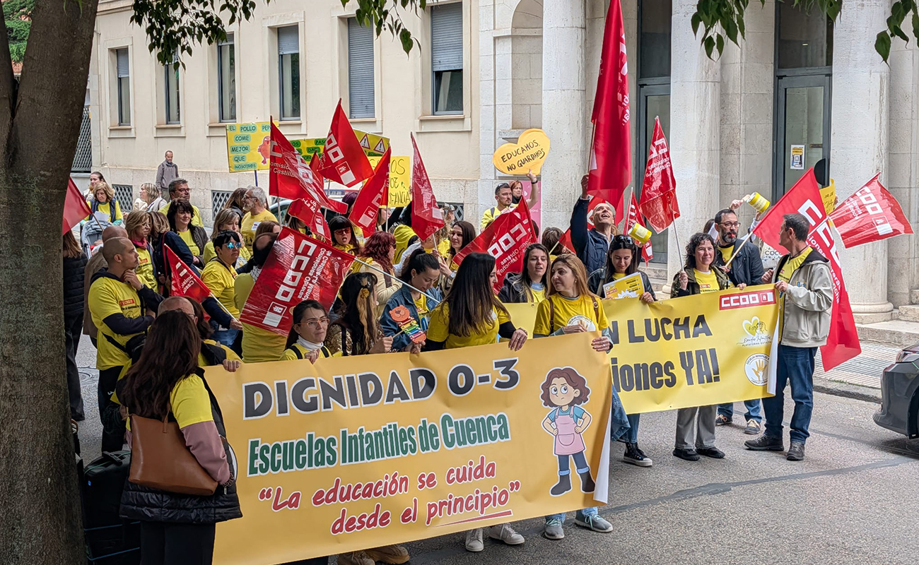Cuenca en Marcha llevará al Pleno una moción de apoyo a las reivindicaciones de las educadoras infantiles