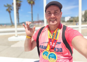 De Guadalajara al Mundial del Caribe David Fernández vence a la fibromialgia en el Oceanman y pide apoyo local