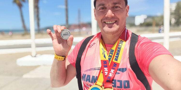 De Guadalajara al Mundial del Caribe David Fernández vence a la fibromialgia en el Oceanman y pide apoyo local