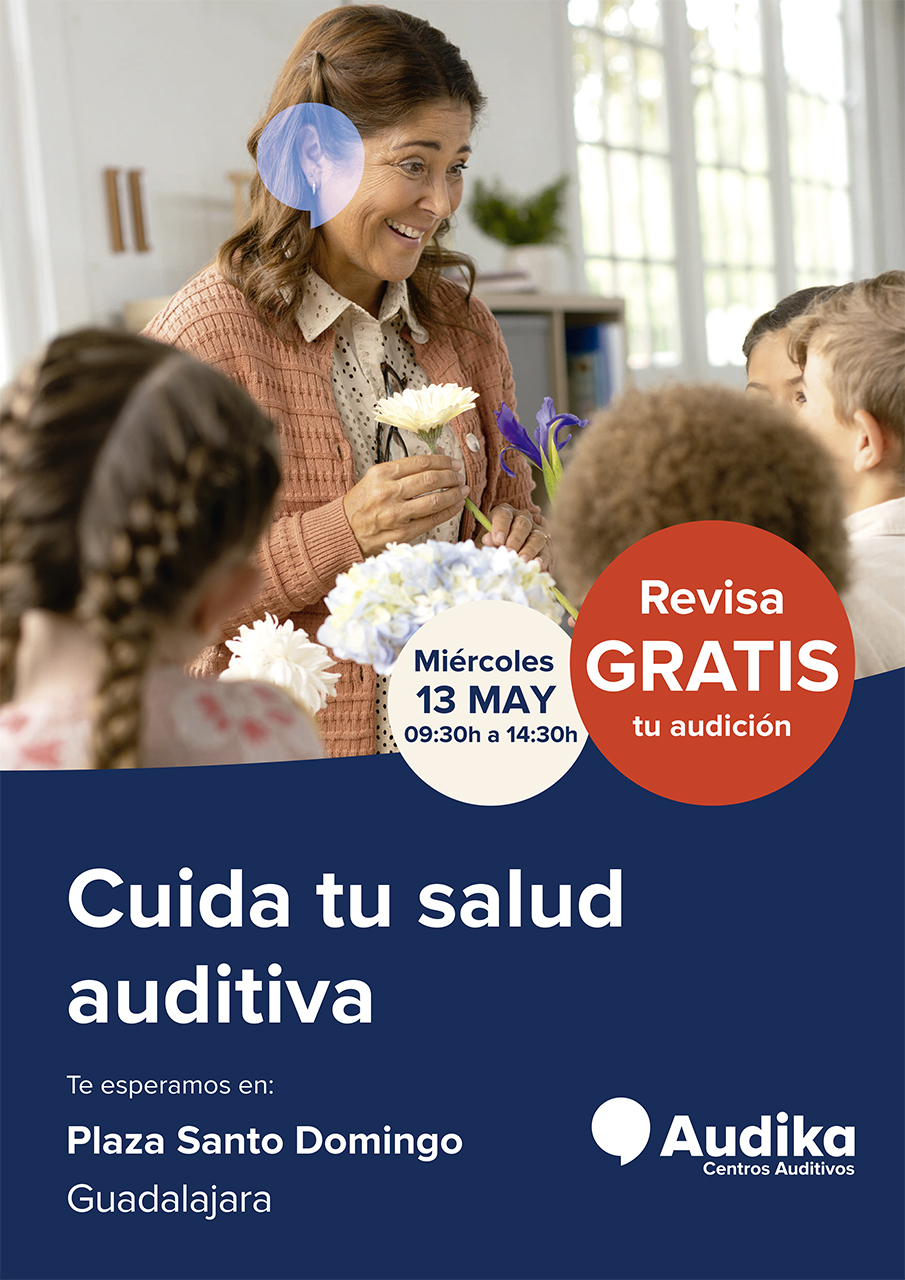 El Ayuntamiento de Guadalajara impulsa una jornada sobre la salud auditiva en la Plaza de Santo Domingo