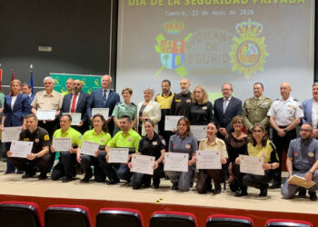 El Gobierno premia a 20 profesionales de seguridad privada en Cuenca por blindar fiestas como San Mateo
