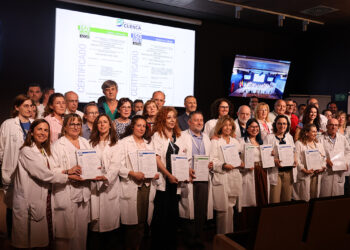 El Hospital Universitario de Cuenca entrega las certificaciones de calidad de la Norma ISO 9001 a 13 servicios o unidades, dos más que en la anterior edición