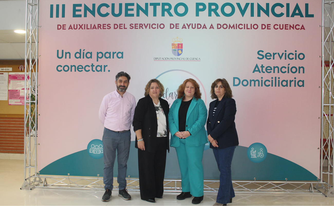 El III Encuentro Provincial de Auxiliares de Ayuda a Domicilio aglutina a un centenar de profesionales de Cuenca