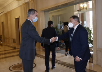 El Rey recibe a Dolz en El Pardo para impulsar el patrimonio de Cuenca