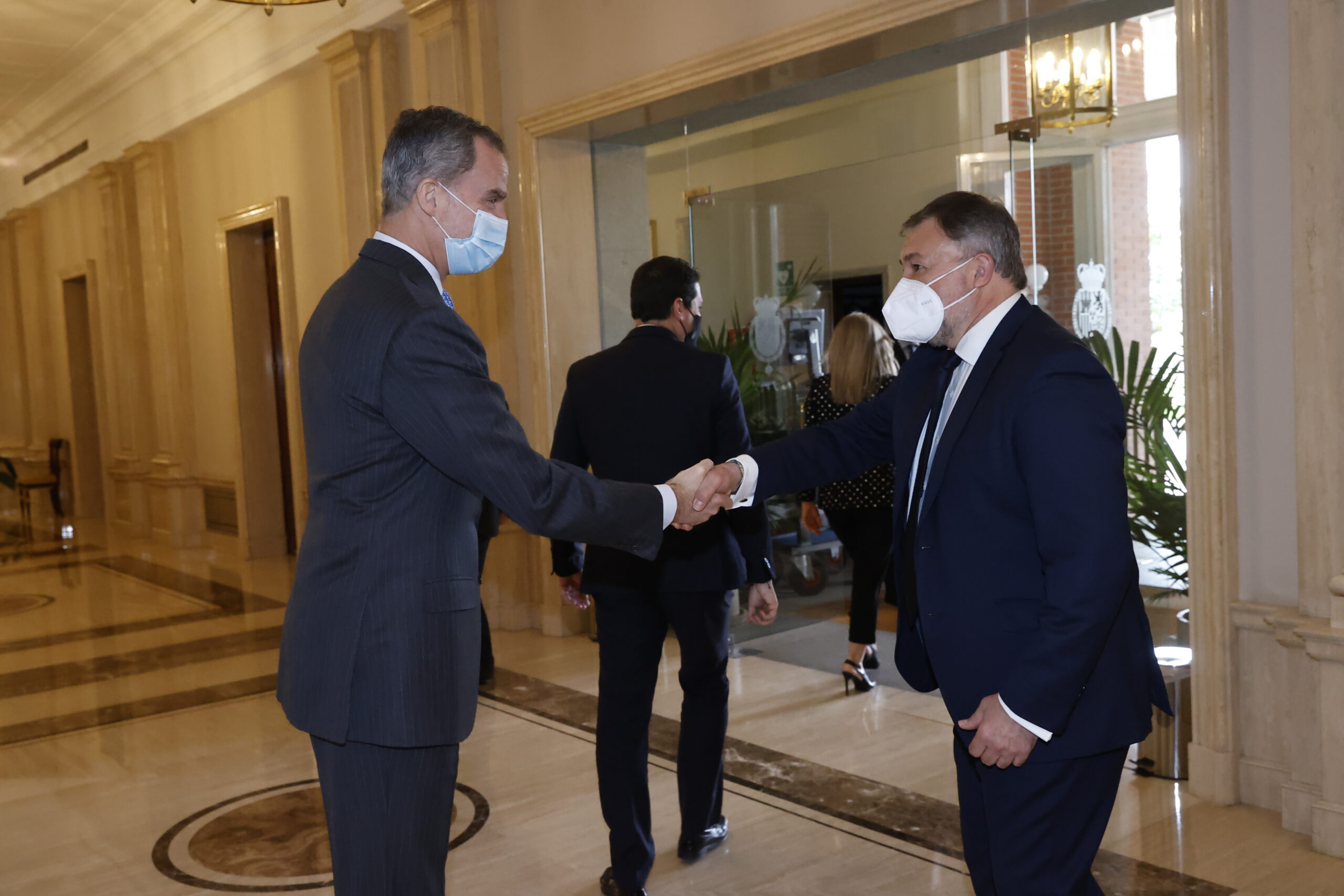 El Rey recibe a Dolz en El Pardo para impulsar el patrimonio de Cuenca