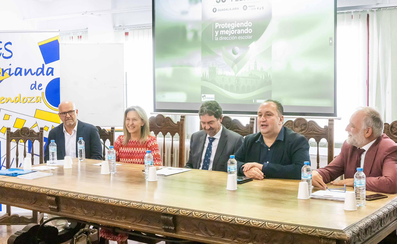 El emblemático IES Brianda de Mendoza reúne a la élite educativa nacional en Guadalajara