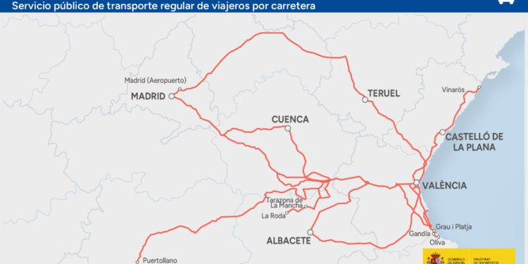 El nuevo autobús Madrid-Valencia beneficiará a 55 pueblos de Cuenca y Guadalajara con billetes más baratos 1 El nuevo autobús Madrid-Valencia beneficiará a 55 pueblos de Cuenca y Guadalajara con billetes más baratos