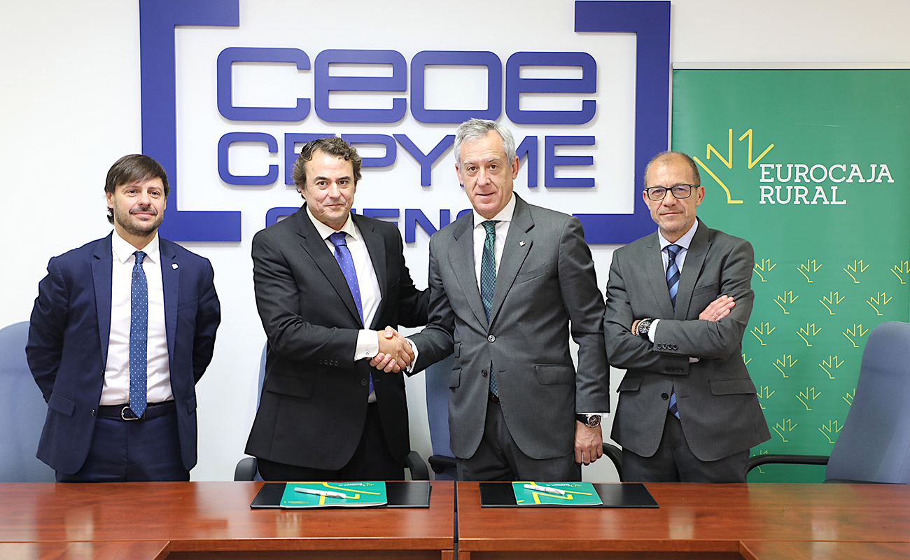 Eurocaja Rural y CEOE-Cepyme Cuenca consolidan su acuerdo estratégico para fomentar la actividad empresarial