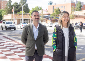 Guadalajara estrena 53 plazas de aparcamiento libre en la calle Dos de Mayo así queda el nuevo acceso al campus