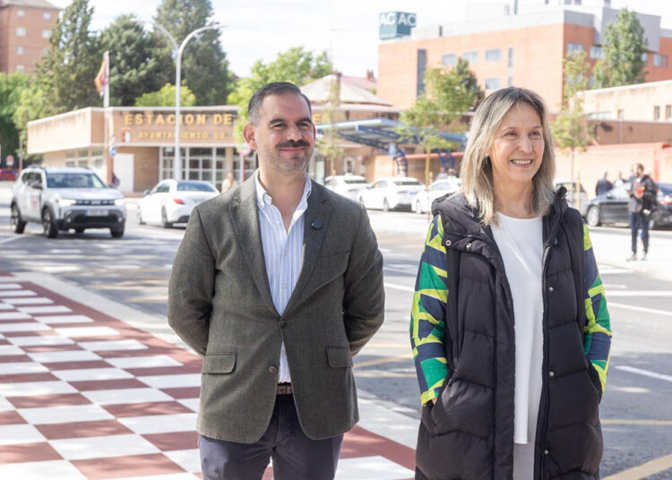 Guadalajara estrena 53 plazas de aparcamiento libre en la calle Dos de Mayo así queda el nuevo acceso al campus