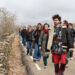 Jornada de convivencia entre pastores y universitarios al inicio de la Cañada Real
