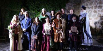La Asociación de Damas y Caballeros de Pastrana recibe el Premio Juan de Padilla en Mascaraque
